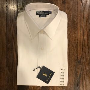 New men’s white polo by Ralph Lauren